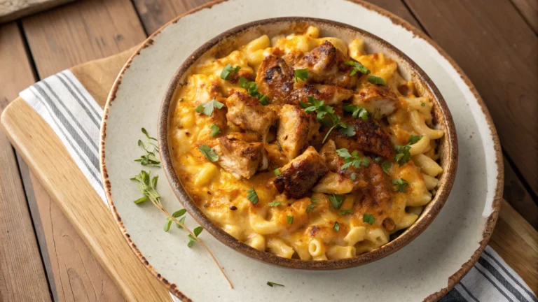 BBQ Chicken Mac and Cheese