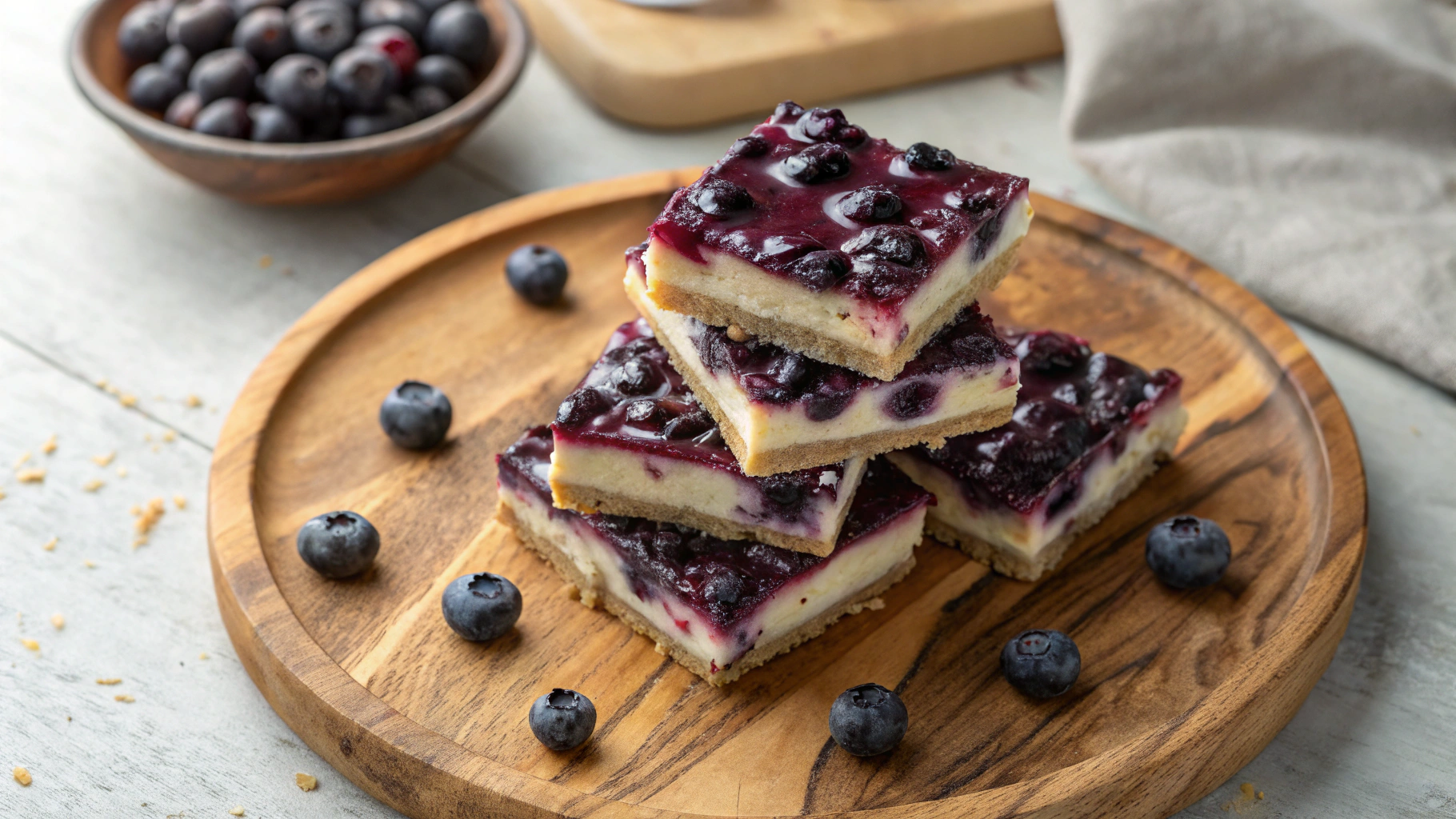 Blueberry Cream Cheese Bars