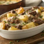 Cheesesteak Potato Casserole