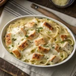 Chicken Alfredo Bake