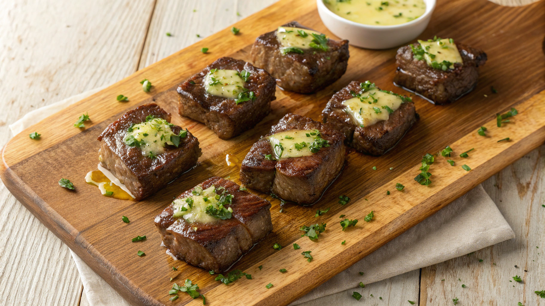 Garlic Butter Steak Bites