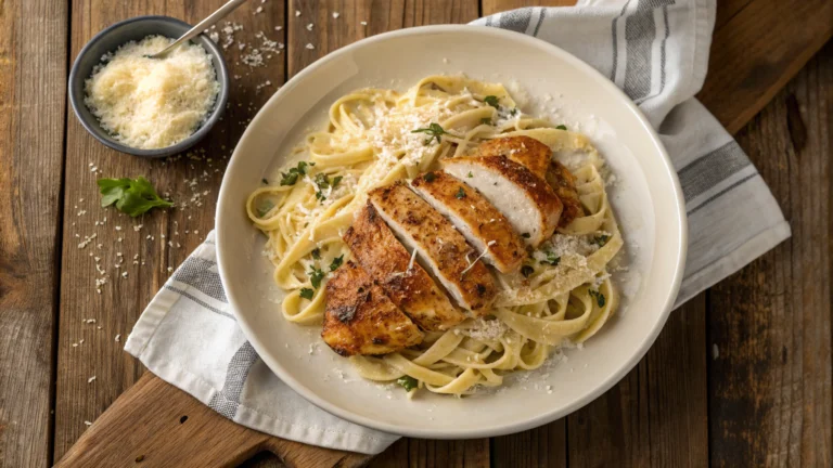 Garlic Parmesan Chicken Pasta