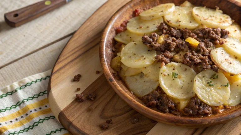 Hamburger Potato Casserole