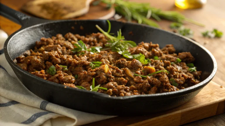 Honey Garlic Ground Beef