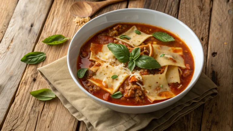 Lasagna Soup