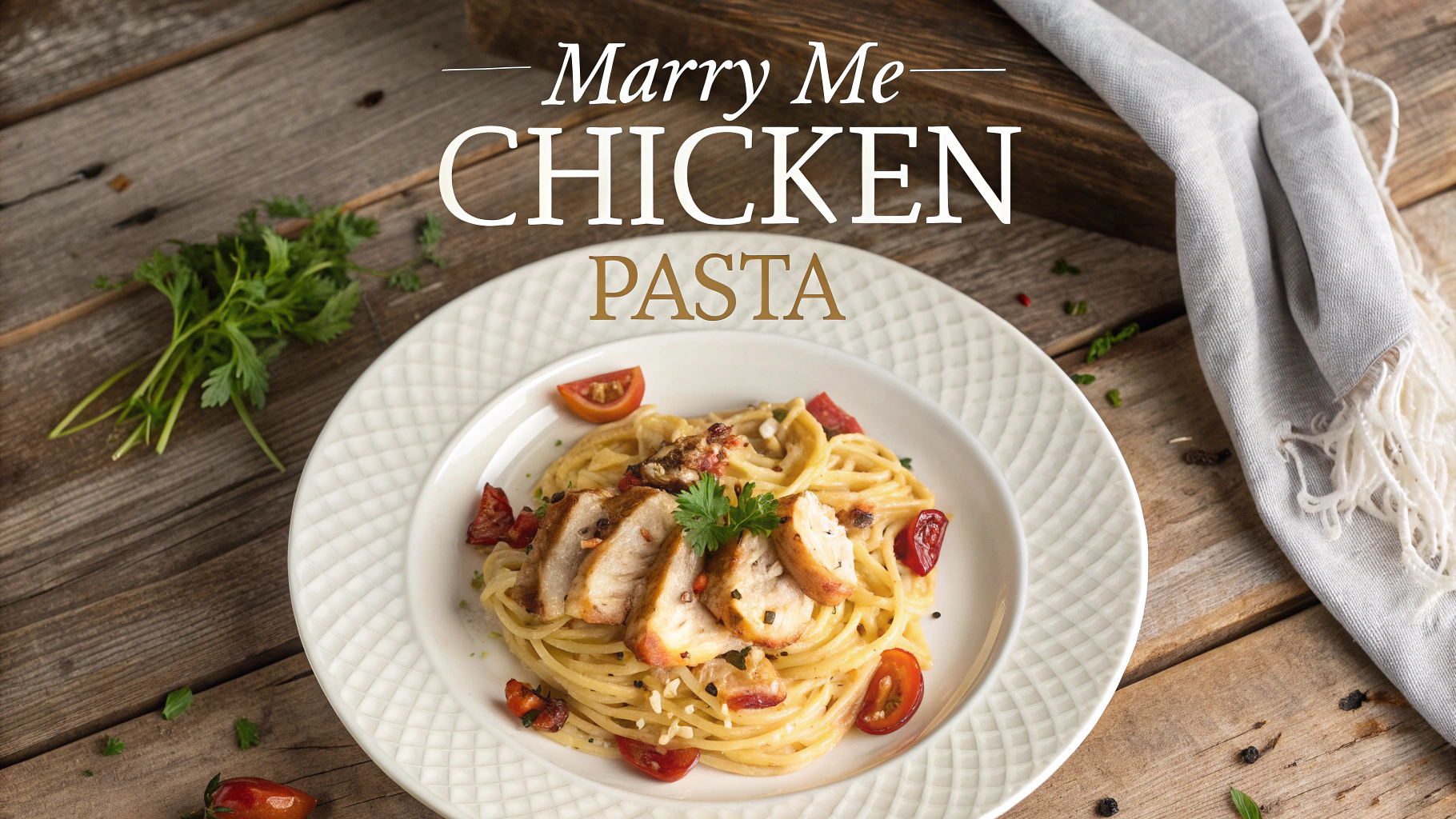 Marry Me Chicken Pasta