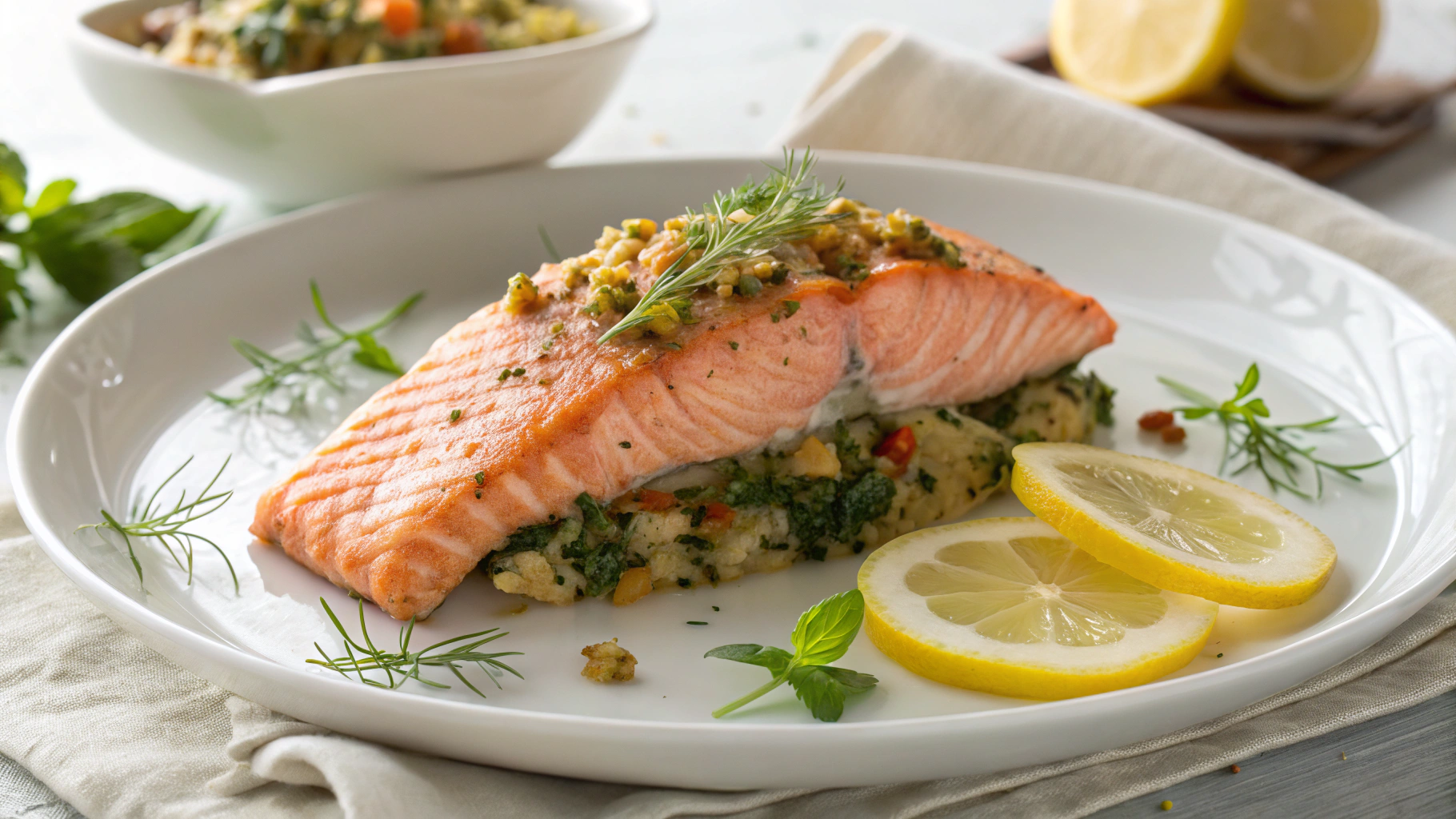 Stuffed Salmon