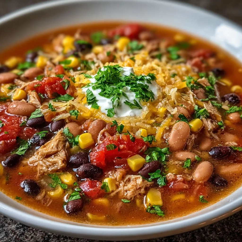 7-Can Taco Soup Recipe