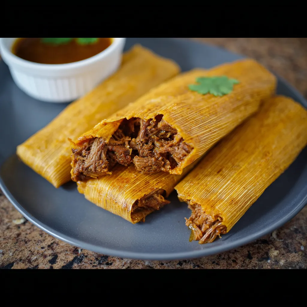 Authentic Beef Tamales Recipe with Spicy Chili Masa