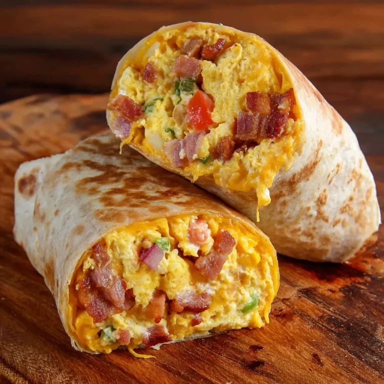 Bacon and Egg Breakfast Burritos