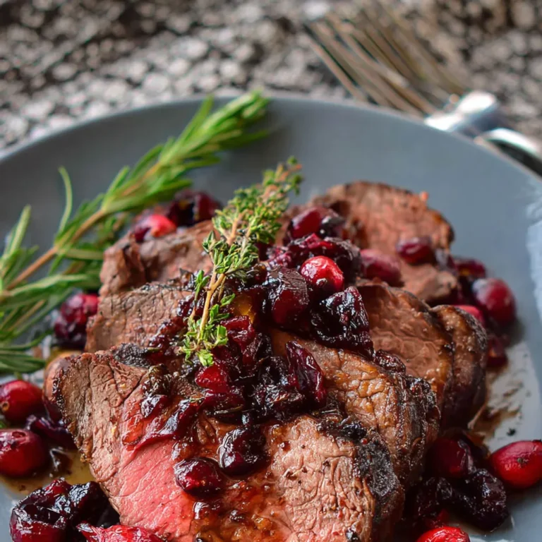 Balsamic Cranberry Roast Beef: A Flavorful Recipe