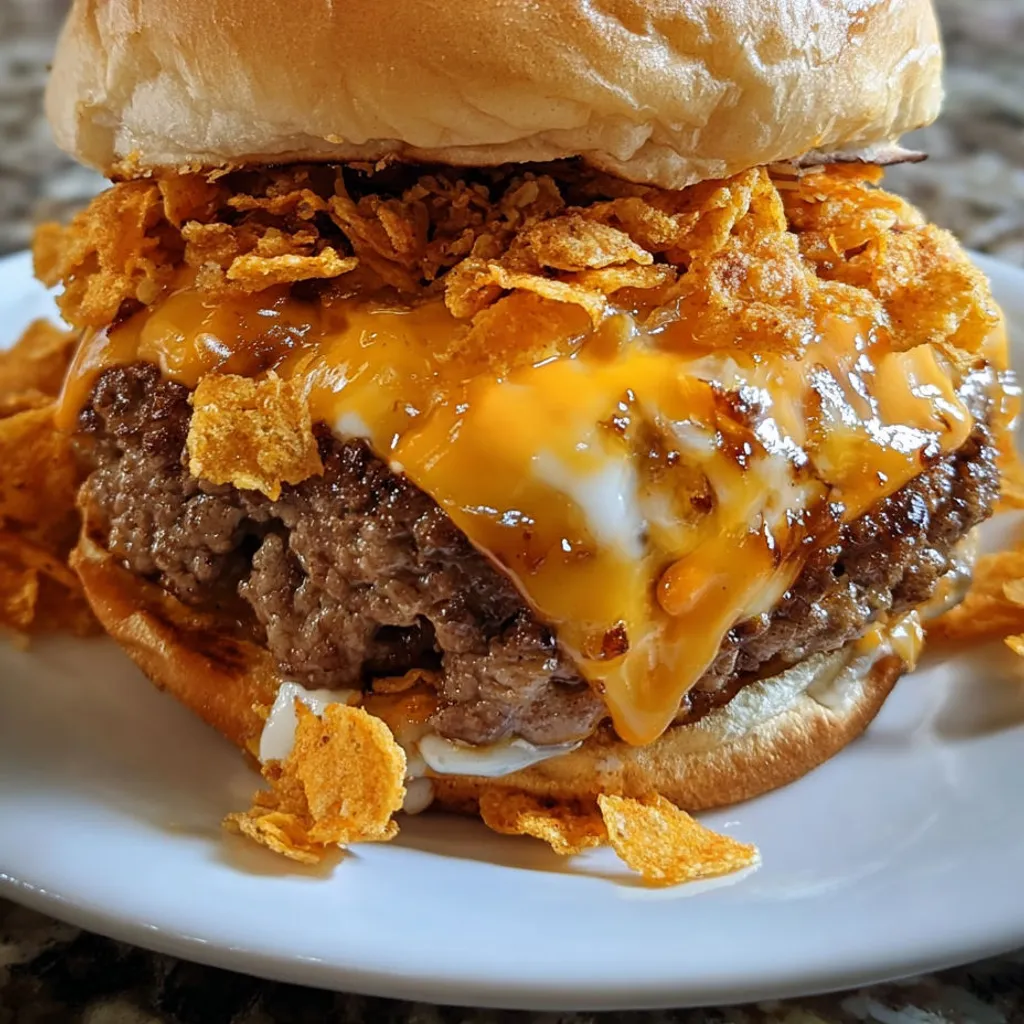 BBQ Ranch Doritos Smash Burger Recipe