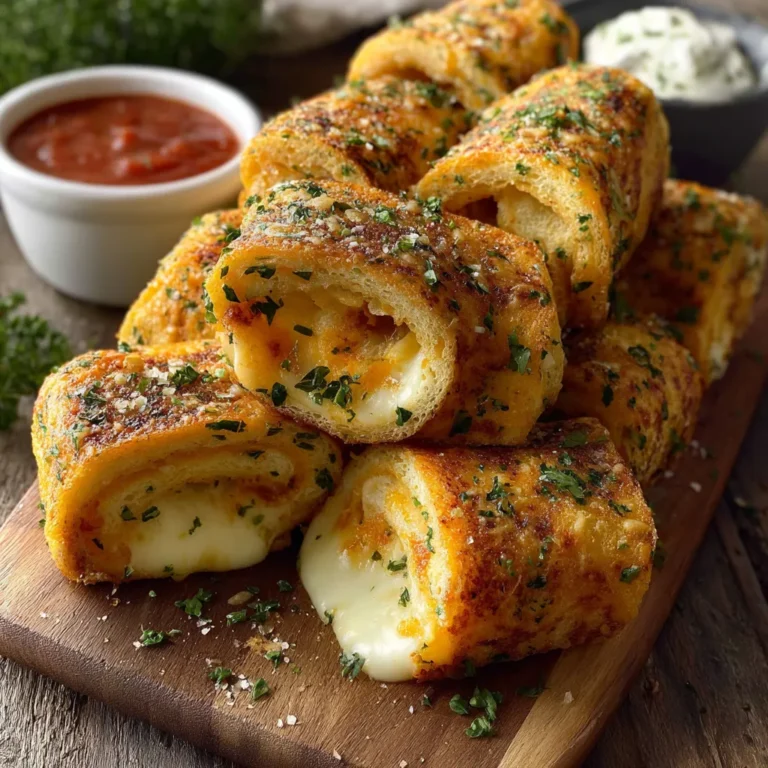 Cheesy Garlic Butter Rollups: Delicious Recipe for Garlic Lovers