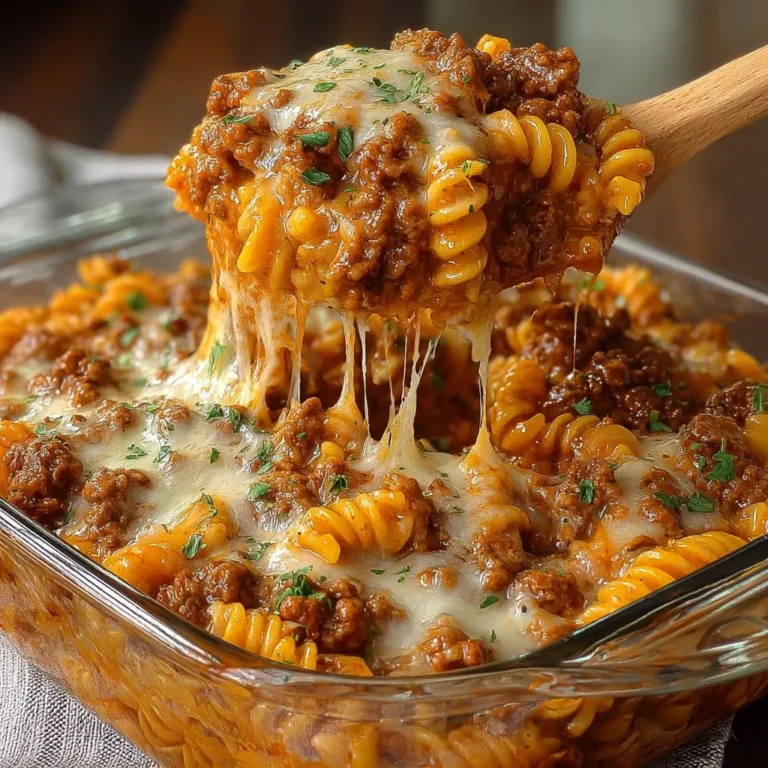 Cheesy Hamburger Casserole: Easy Weeknight Dinner Recipe