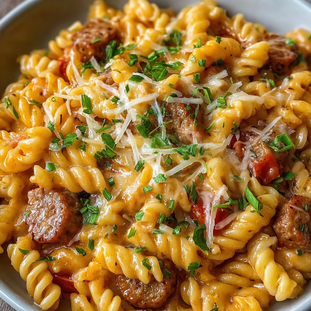 Cheesy Sausage Pasta Skillet: Easy One-Pan Dinner