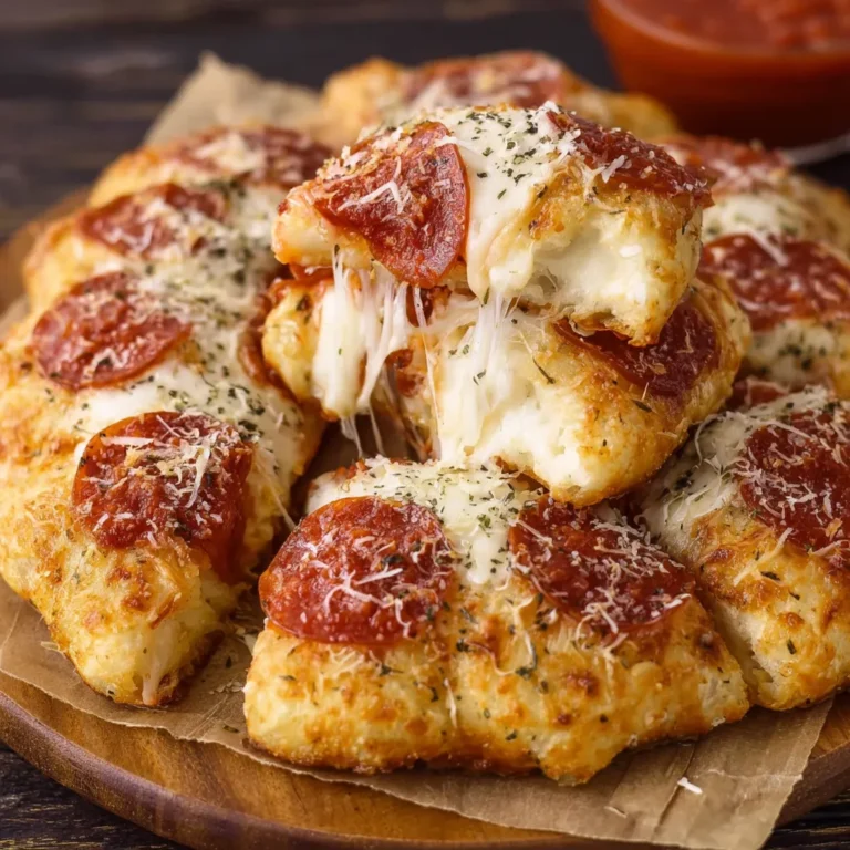 Cheesy Stuffed Crust Pizza Bites