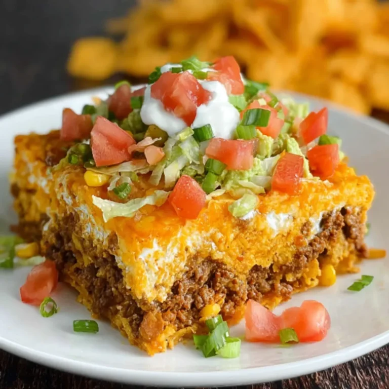Cheesy Taco Doritos Casserole: Flavorful and Easy Recipe
