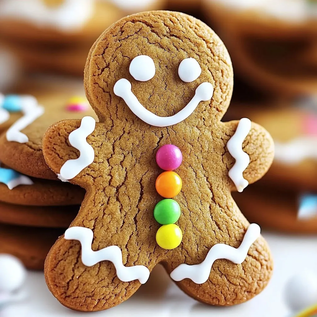 Chewy Gingerbread Man Cookies Recipe