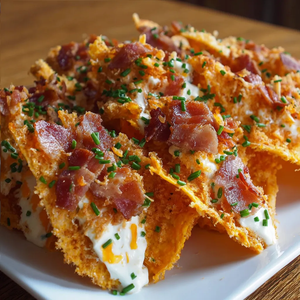 Creamy Bacon Doritos with Cream Cheese Dip