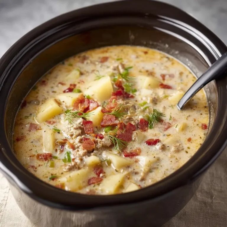Creamy Potato Bacon Slow Cooker Recipe