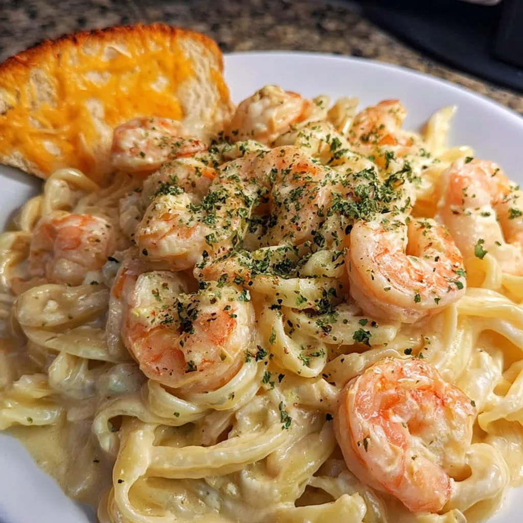 Creamy Shrimp Alfredo Pasta Recipe
