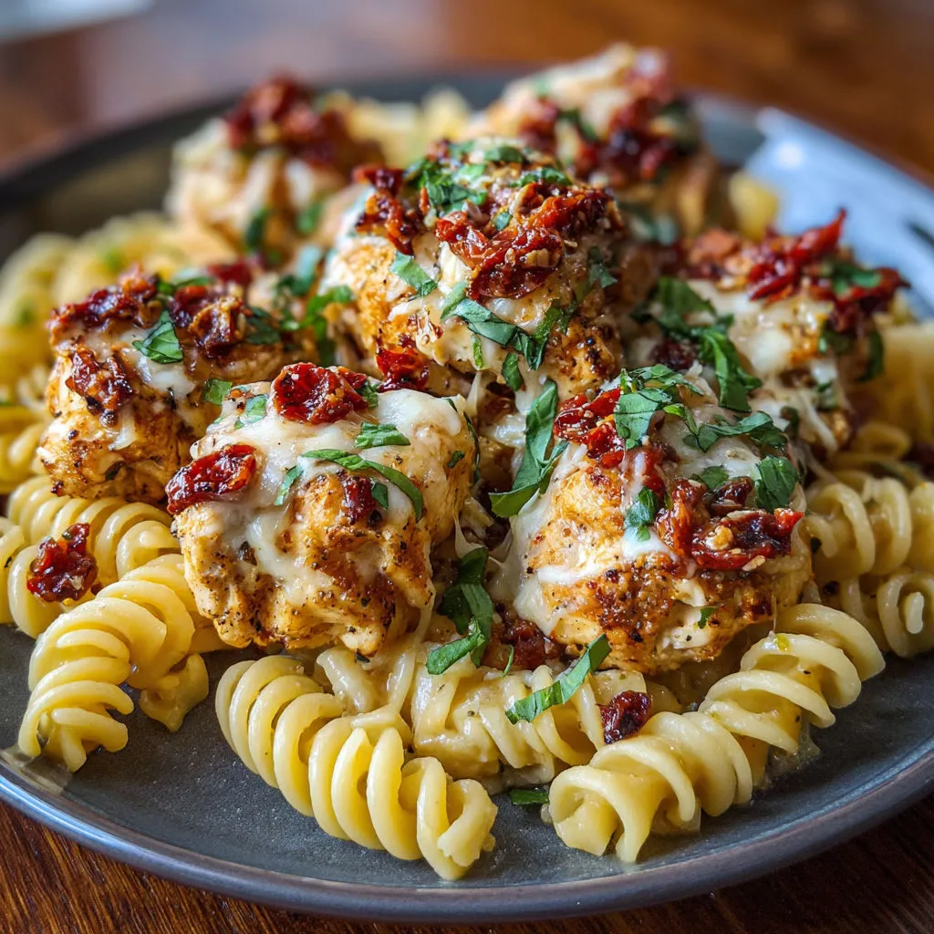 Creamy Tuscan Chicken Pasta with Sun-Dried Tomatoes