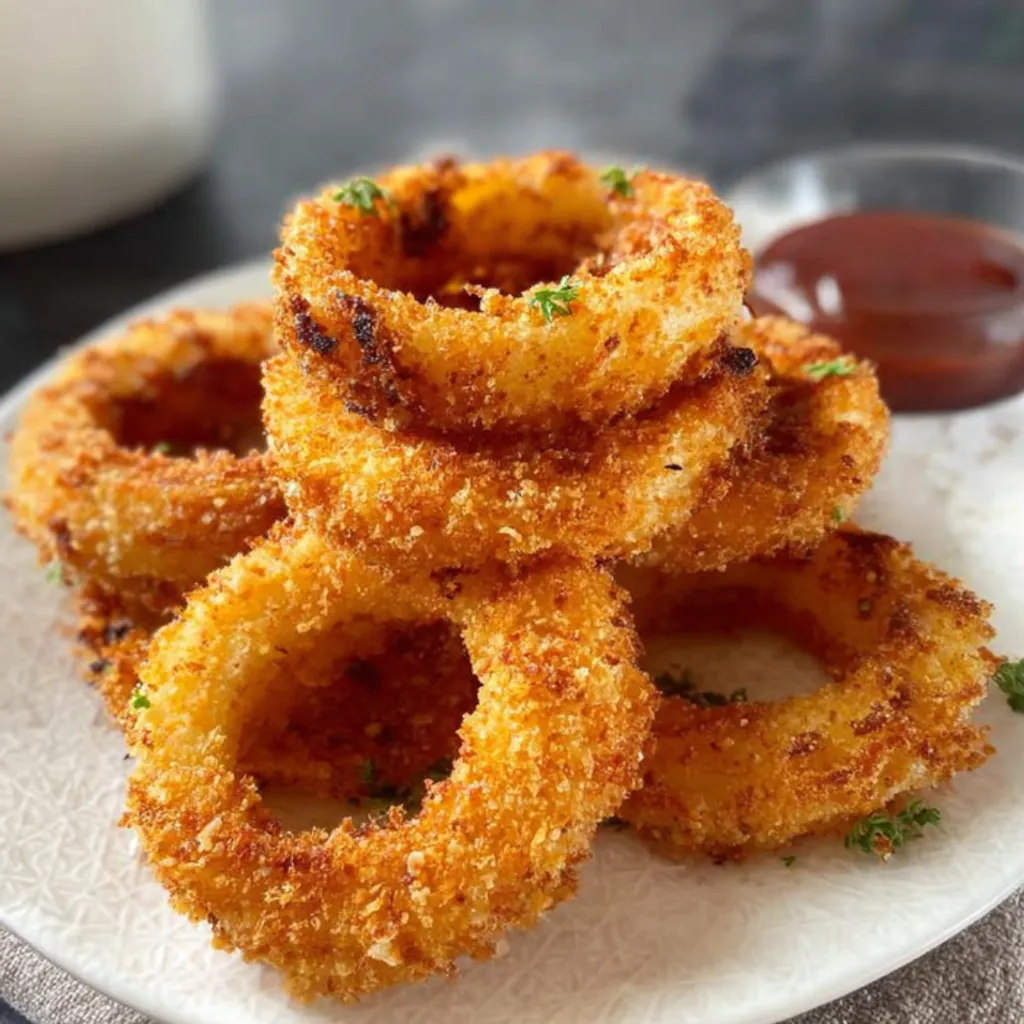 Crispy Air Fryer Onion Rings Recipe