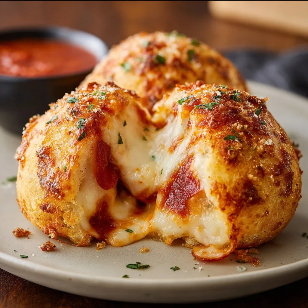 Crispy Air Fryer Pizza Bombs Recipe