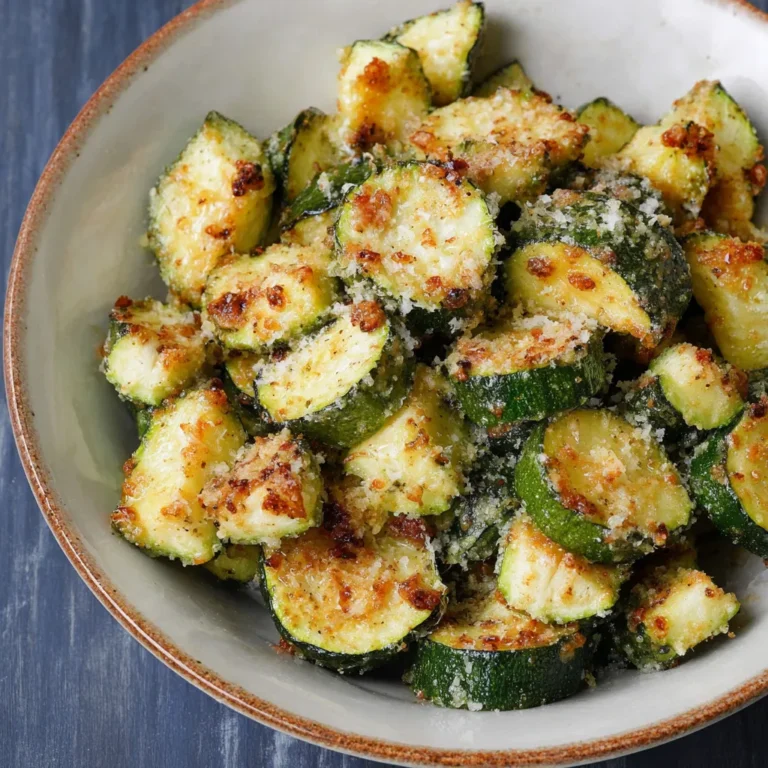 Crispy Air Fryer Zucchini Parmesan Recipe