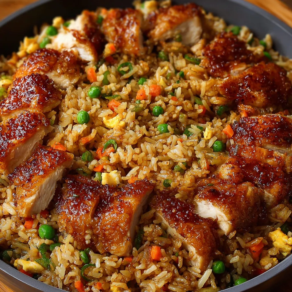 Crispy Bang Bang Chicken Fried Rice