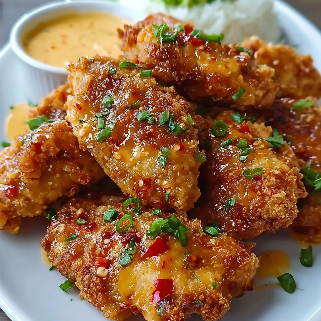 Crispy Bang Bang Chicken Recipe