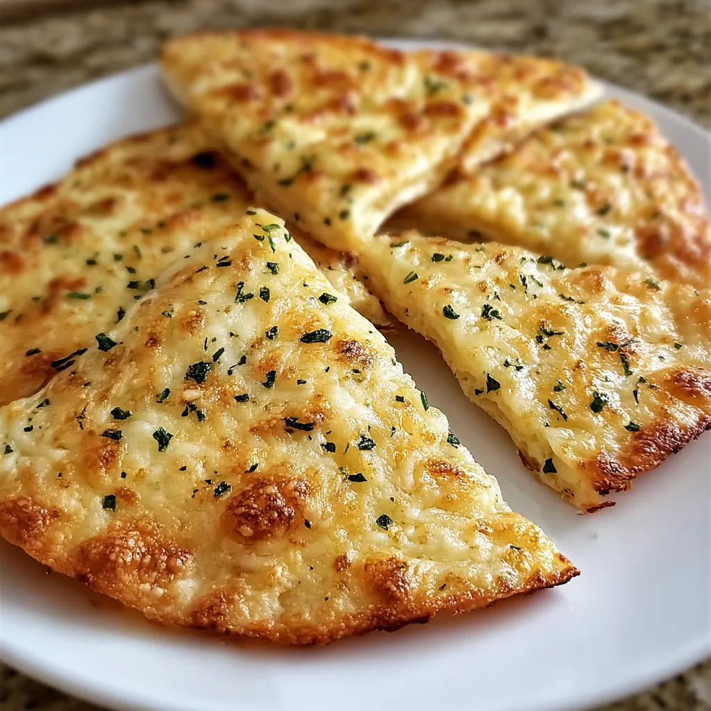 Crispy Cheesy Garlic Bread Recipe in Air Fryer