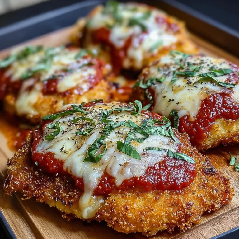 Crispy Golden Chicken Parmesan Recipe