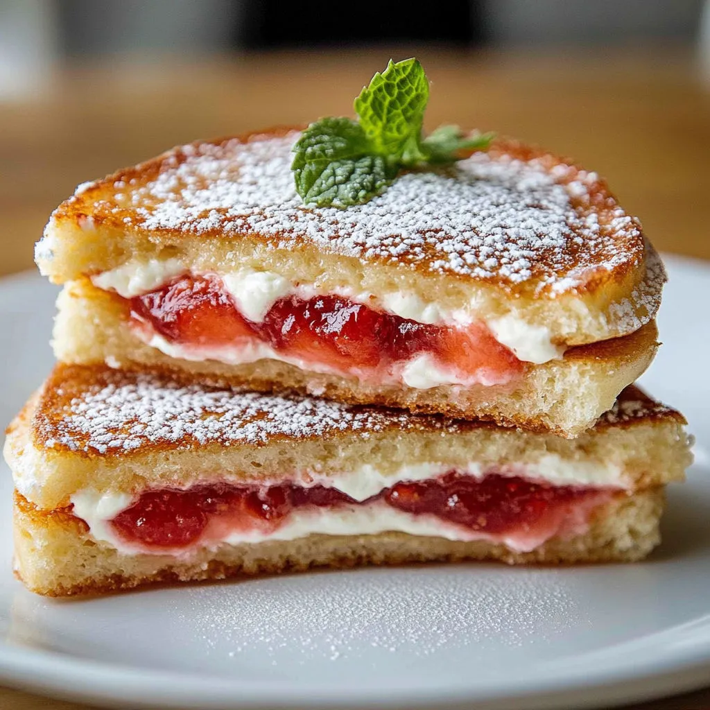 Crispy Strawberry Cheesecake Sandwiches: Irresistible Recipe