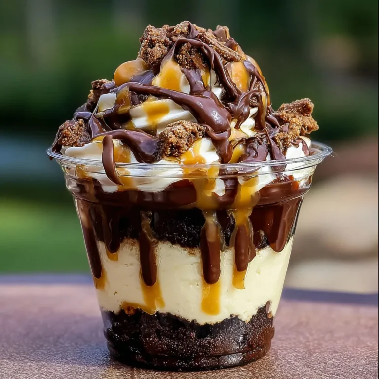 Decadent Brownie Cheesecake Cups