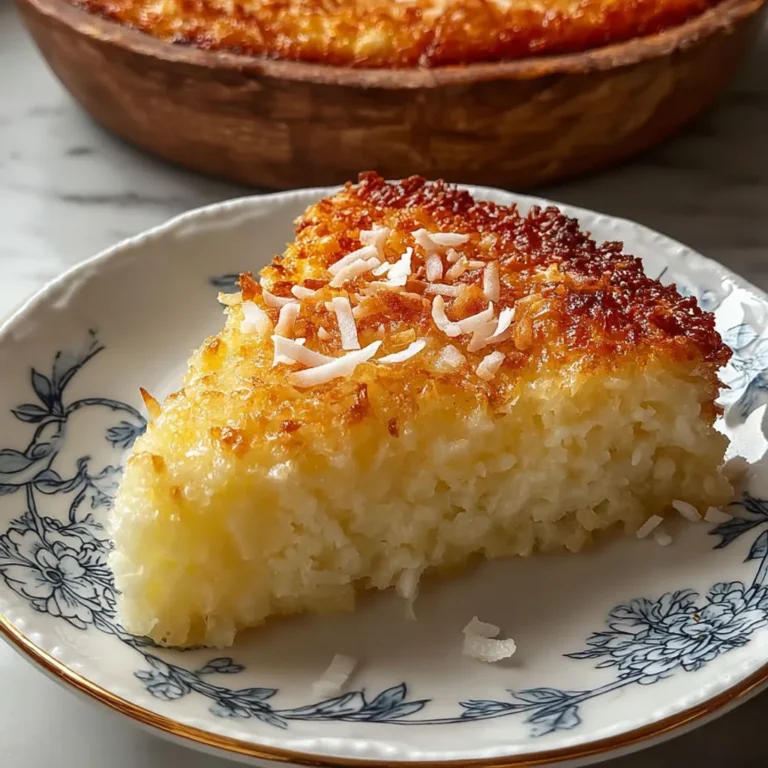 Decadent Crustless Coconut Pie: Easy Dessert Recipe