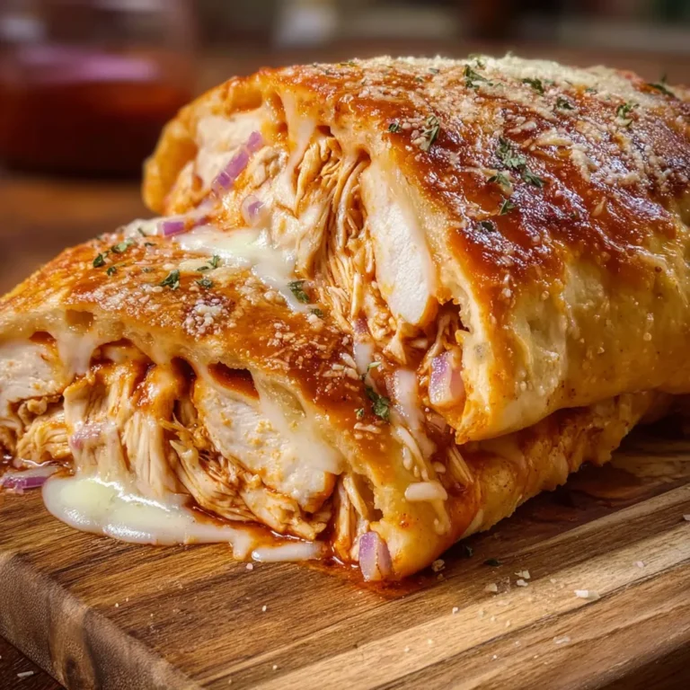Delicious BBQ Chicken Cheese Stromboli Recipe