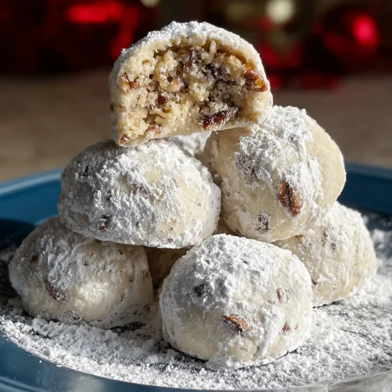 Delicious Buttery Pecan Snowball Cookies Recipe