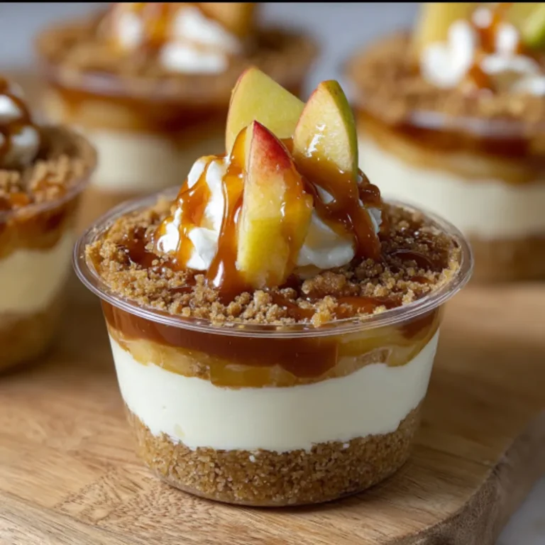 Delicious Caramel Apple Dessert Cups