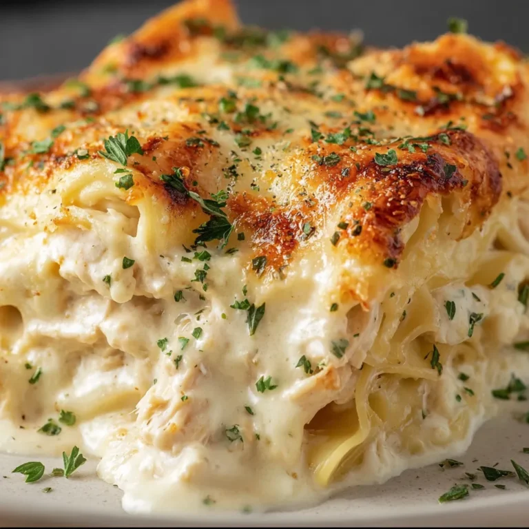 Delicious Chicken Alfredo Lasagna Recipe