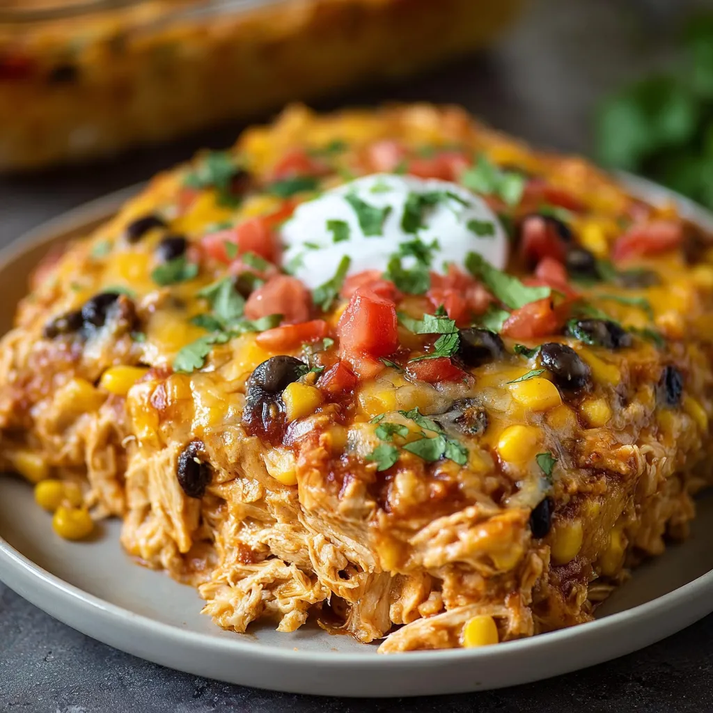 Delicious Chicken Burrito Casserole for Easy Weeknight Meals