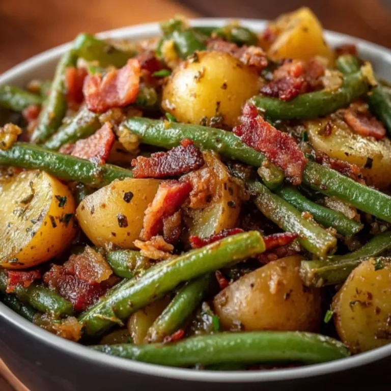 Delicious Country Ranch Green Beans and Potatoes Recipe