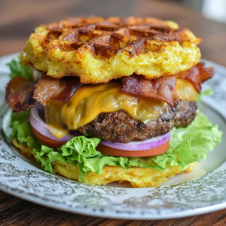 Delicious Low Carb Bacon Cheeseburger Recipe