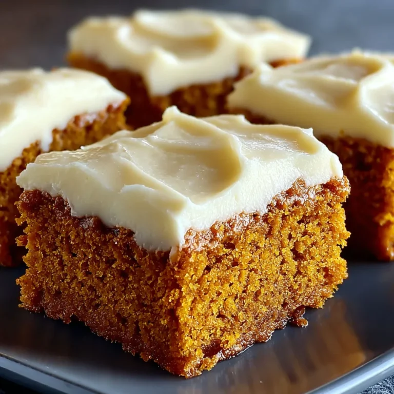 Delicious Pumpkin Bars with Cream Cheese Frosting