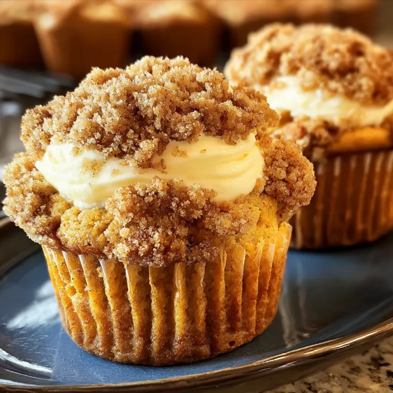 Delicious Pumpkin Streusel Cream Cheese Muffins