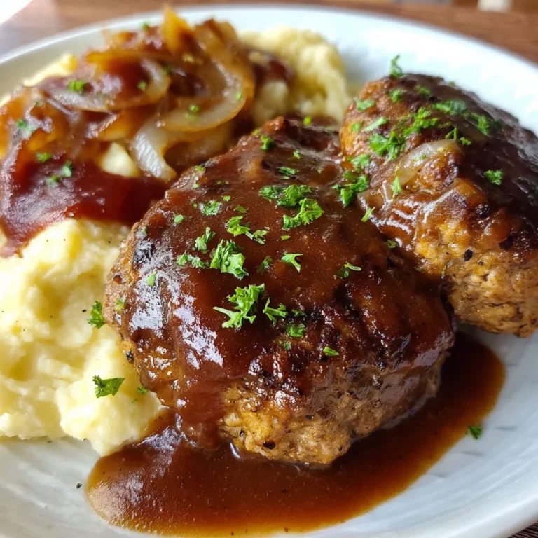 Delicious Salisbury Steak Recipe with Ground Beef