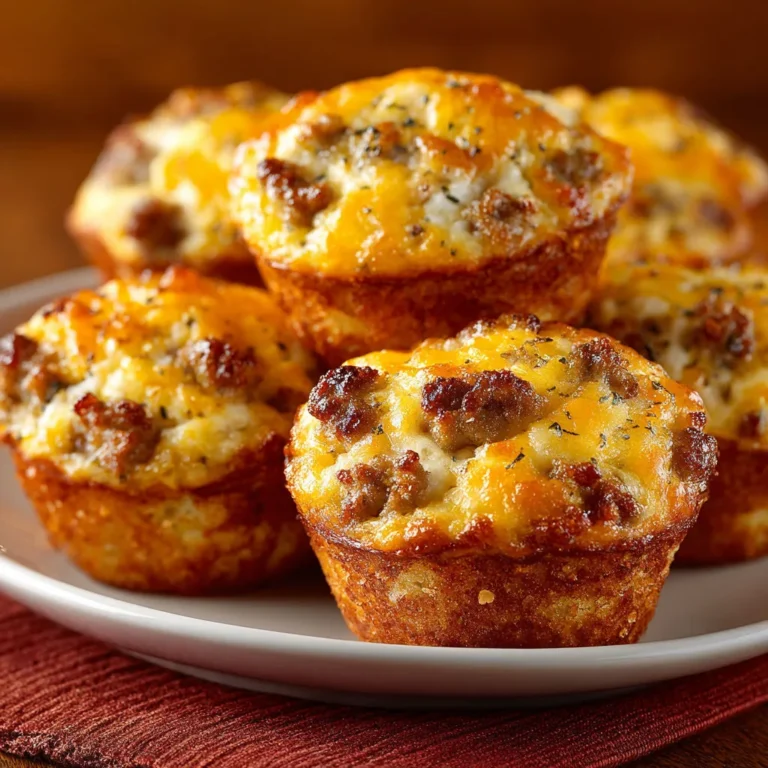 Delicious Sausage Breakfast Muffins Recipe