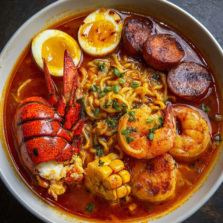 Delicious Seafood Boil Ramen Recipe