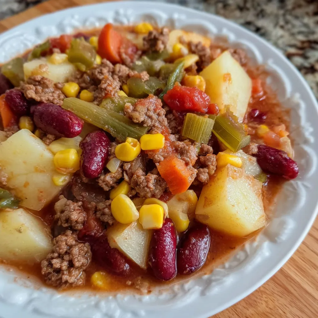 Delicious Shipwreck Stew Recipe with Ground Beef