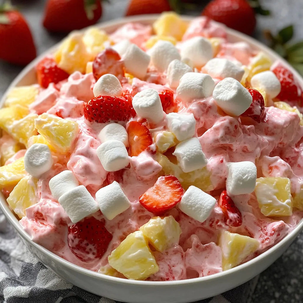 Delicious Strawberry Fluff Salad Recipe